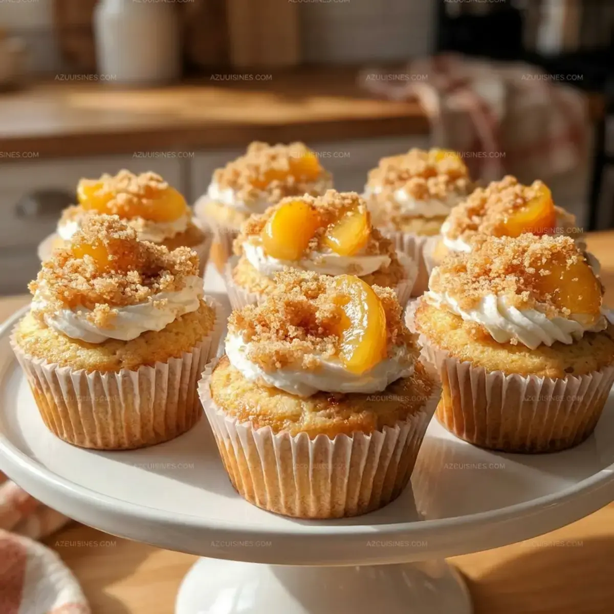 What Is Peach Cobbler Cupcakes? 1