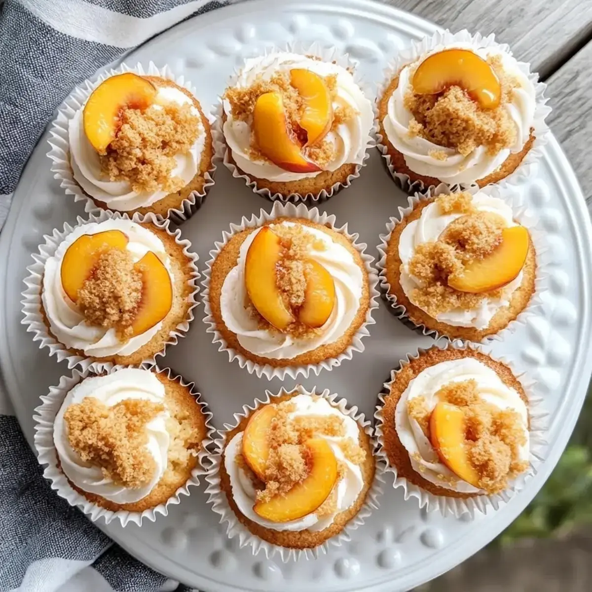 What Is Peach Cobbler Cupcakes? 2