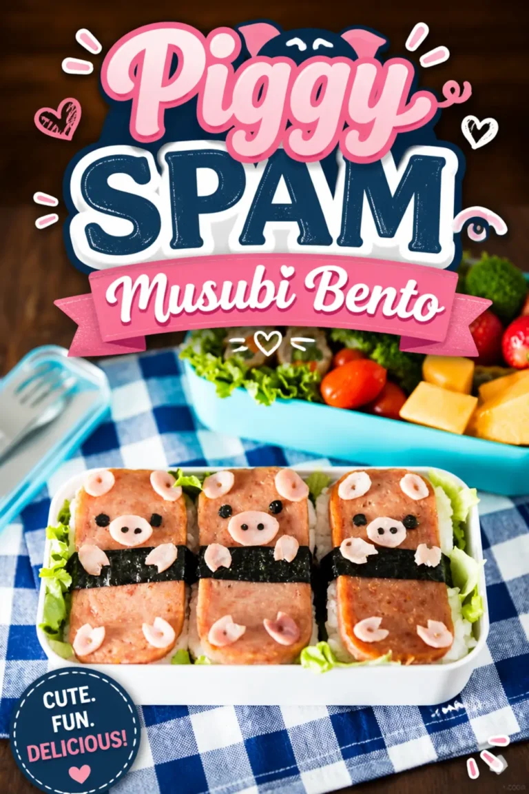 Piggy Spam Musubi Bento