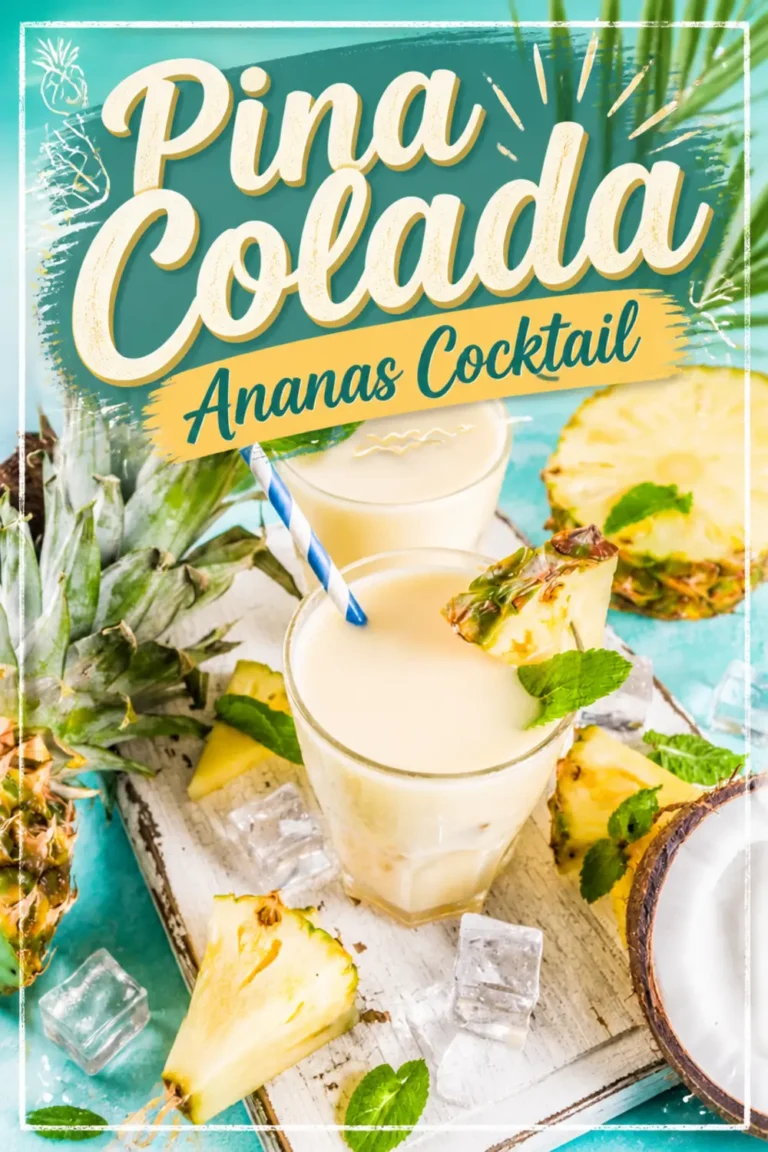 Pina Colada Ananas Cocktail
