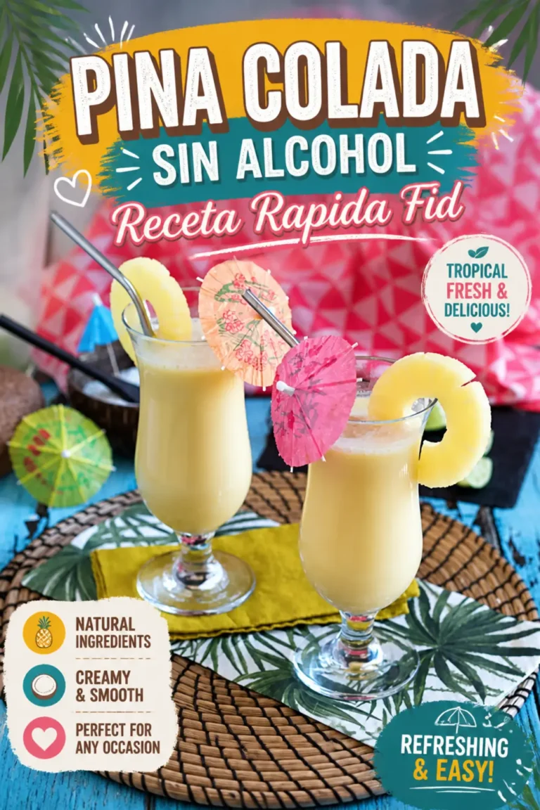 Pina Colada Sin Alcohol Receta Rapida Fid