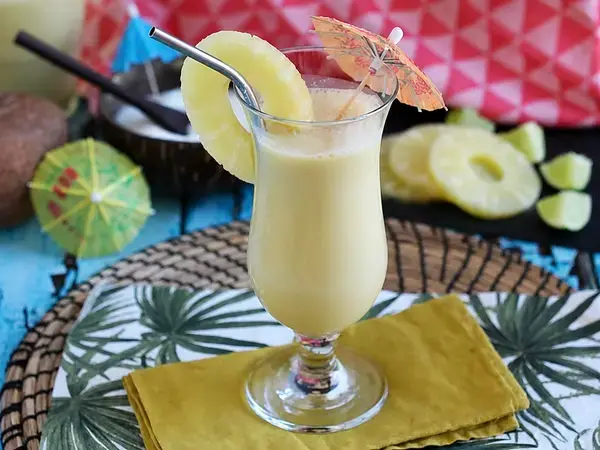 Pina Colada Sin Alcohol Receta Rapida Fid, Preparación