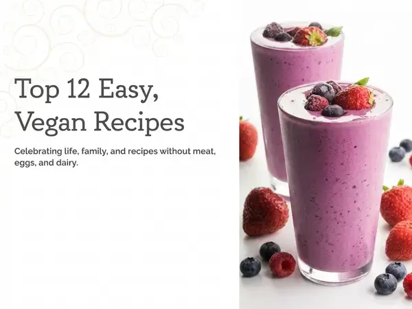Subscribe and Get a Free Easy Vegan Recipes eBook