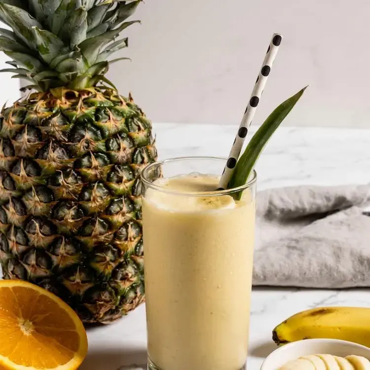 Pineapple Smoothie Recipe for a Creamy Healthy Drink 3 Did you make this?