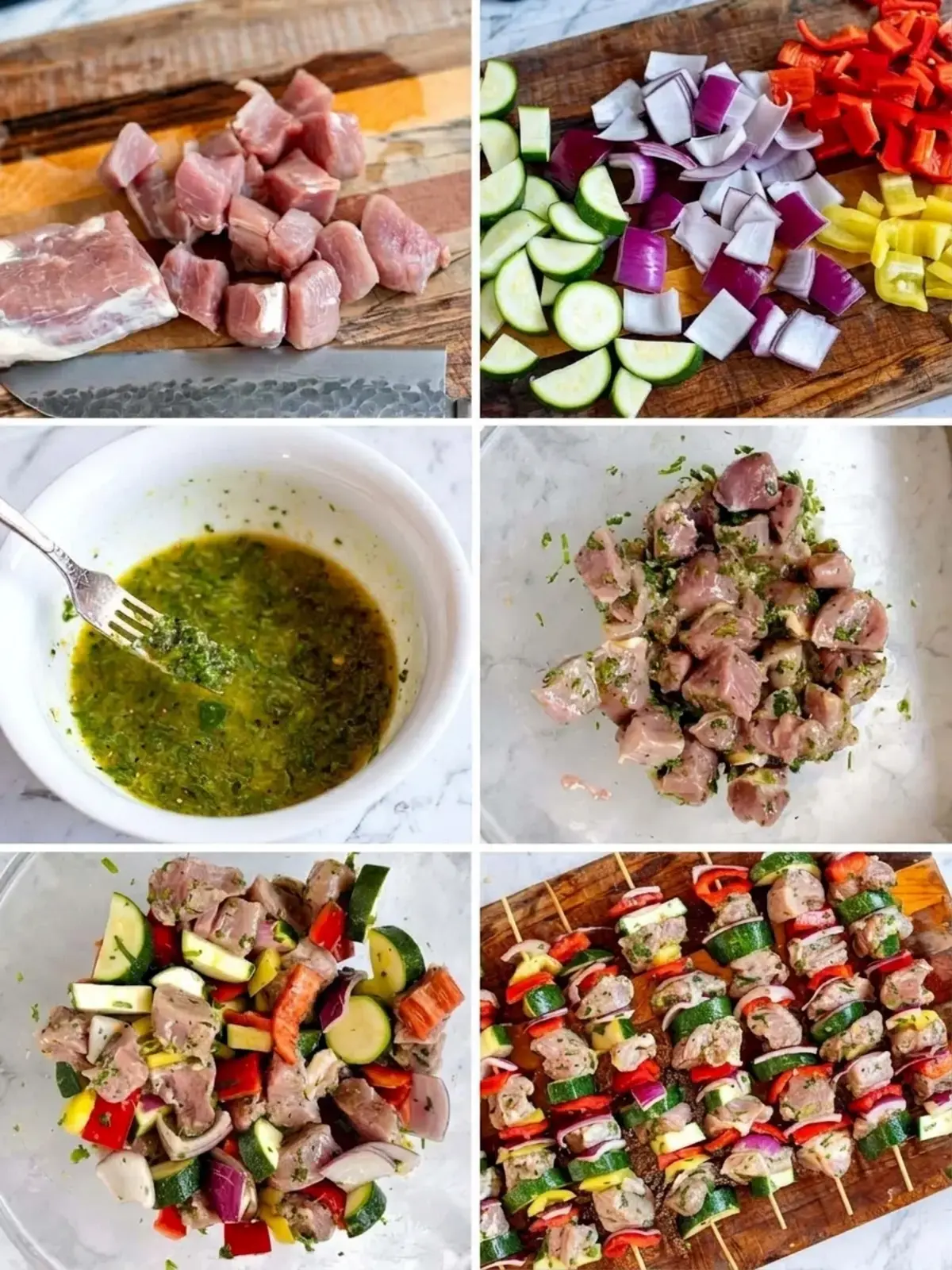 Pork Kabobs, How To Make Pork Skewers On BBQ
