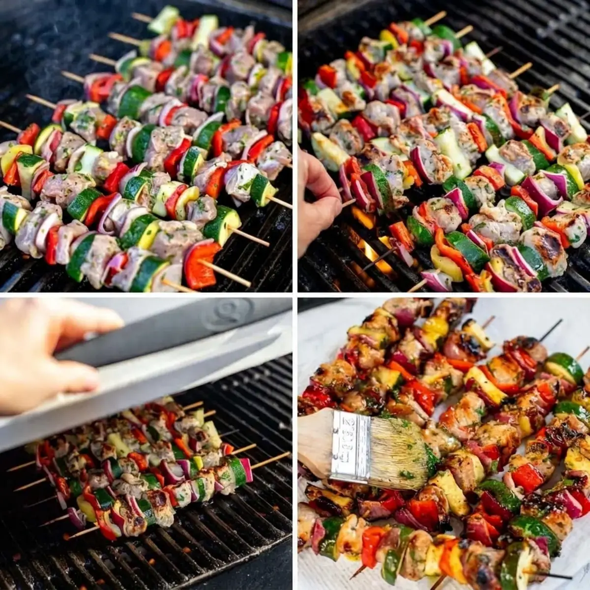 Pork Kabobs, How To Make Pork Skewers On BBQ