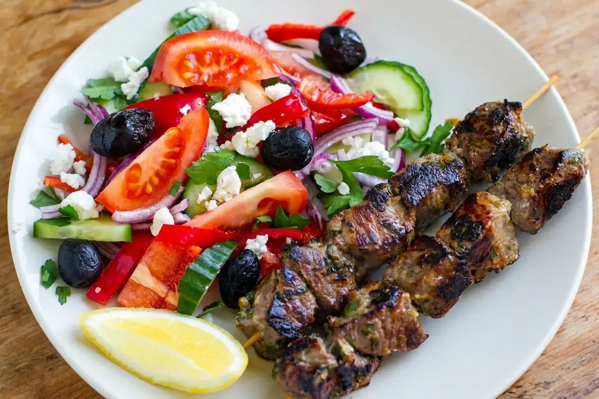 Pork Kabobs with Vegetables and Greek Marinade for Grilling 17 Pork Kabobs, More Meat Skewers To Try