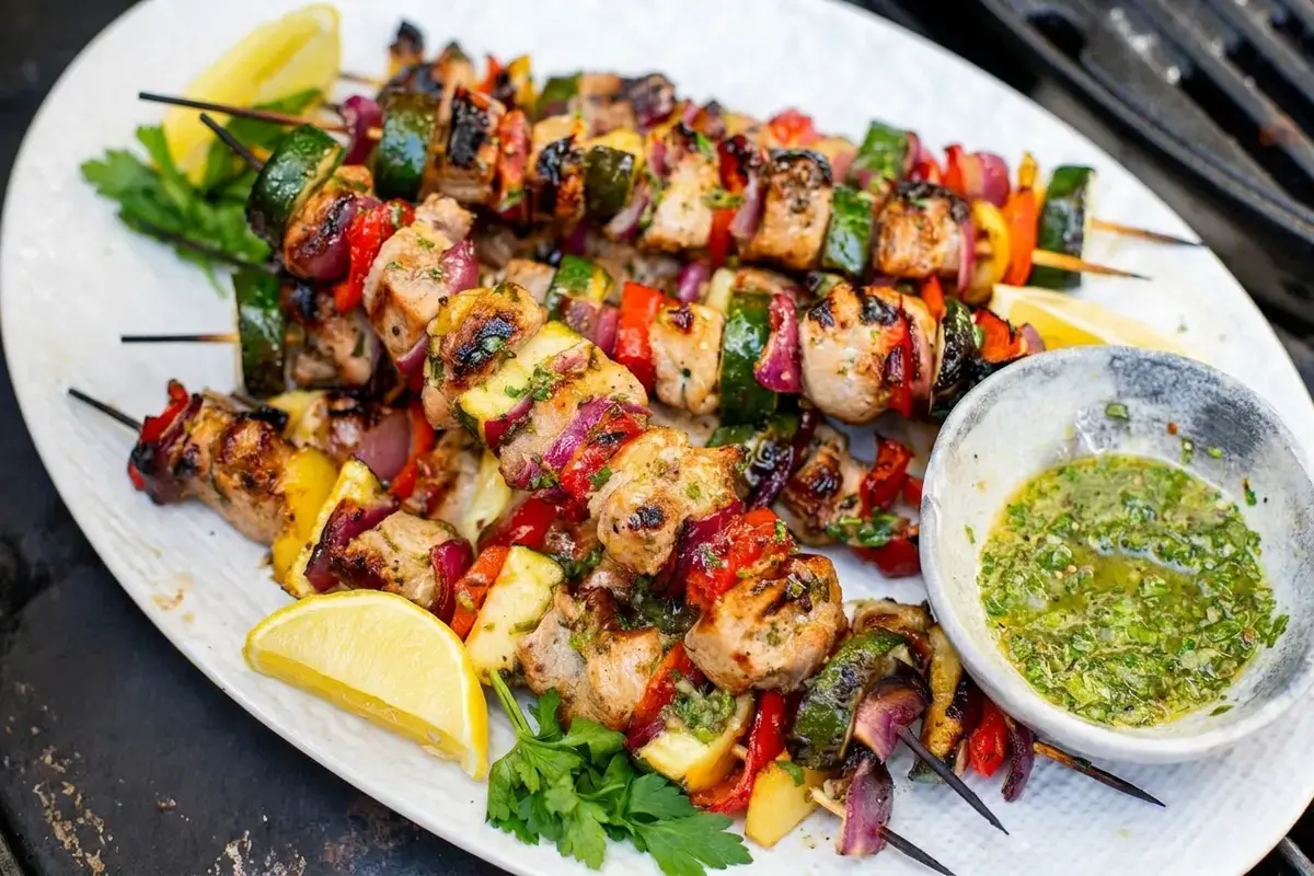 Pork Kabobs with Vegetables and Mediterranean Marinade 14 Pork Kabobs, Recipe Tips