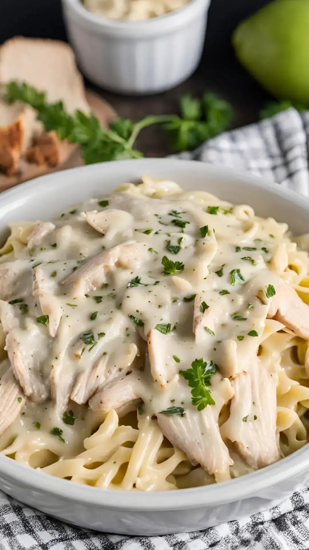 Premade Camping Meals: 45+ Make-Ahead Ideas 6 Chicken Alfredo prepared before a camping trip