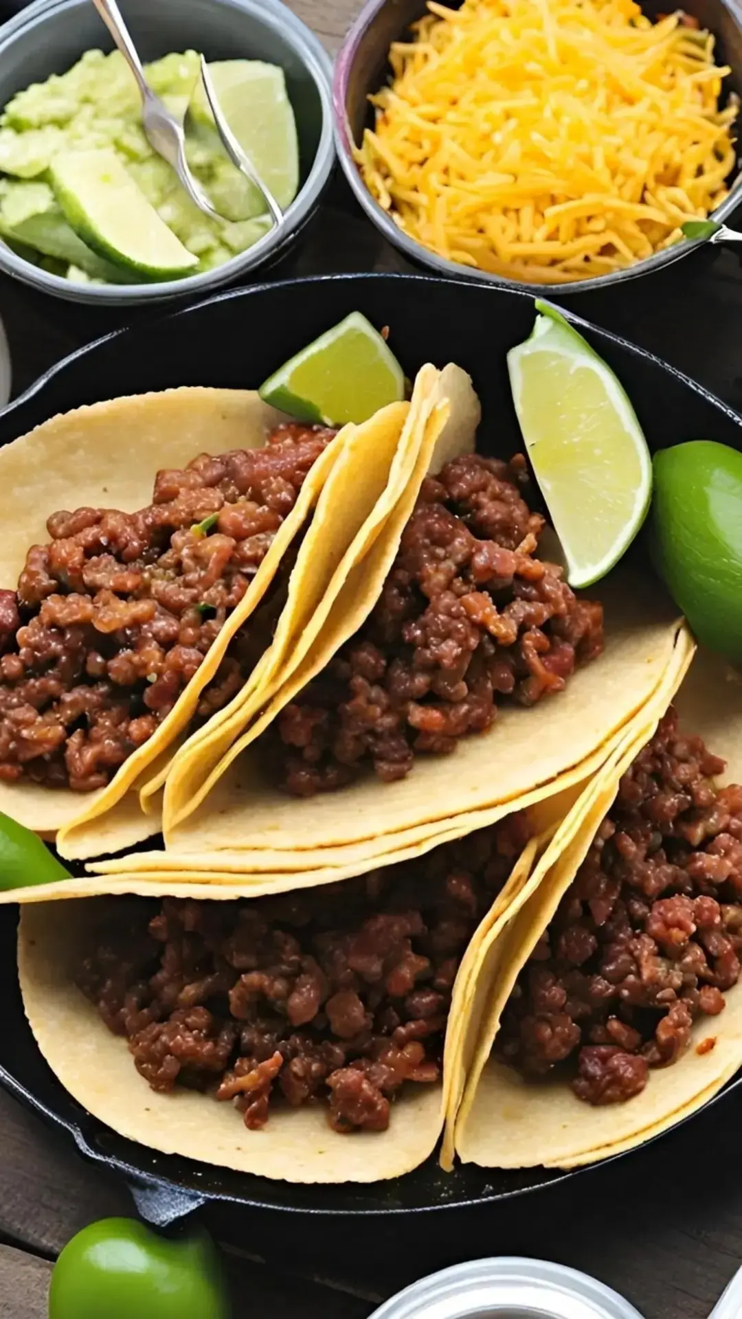 Premade Camping Meals: 45+ Make-Ahead Ideas 10 Taco meat and toppings prepared for camping