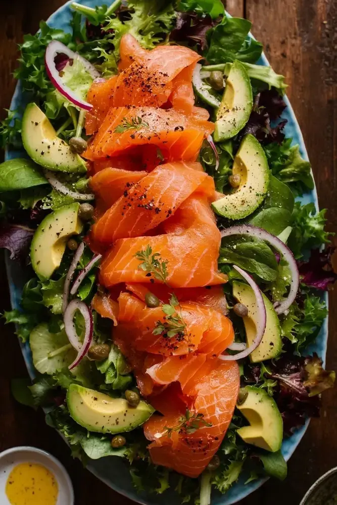 Quick Bento Box Lunches, 10. Smoked Salmon and Avocado Salad