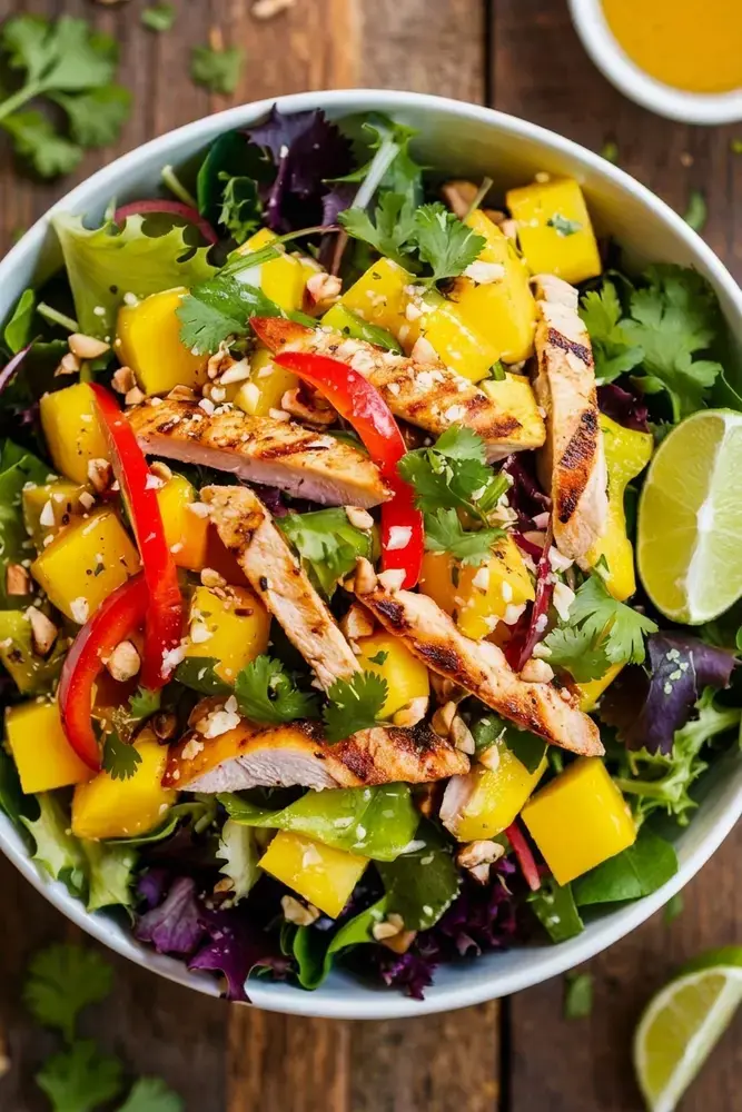 Quick Bento Box Lunches, 11. Chicken and Mango Salad