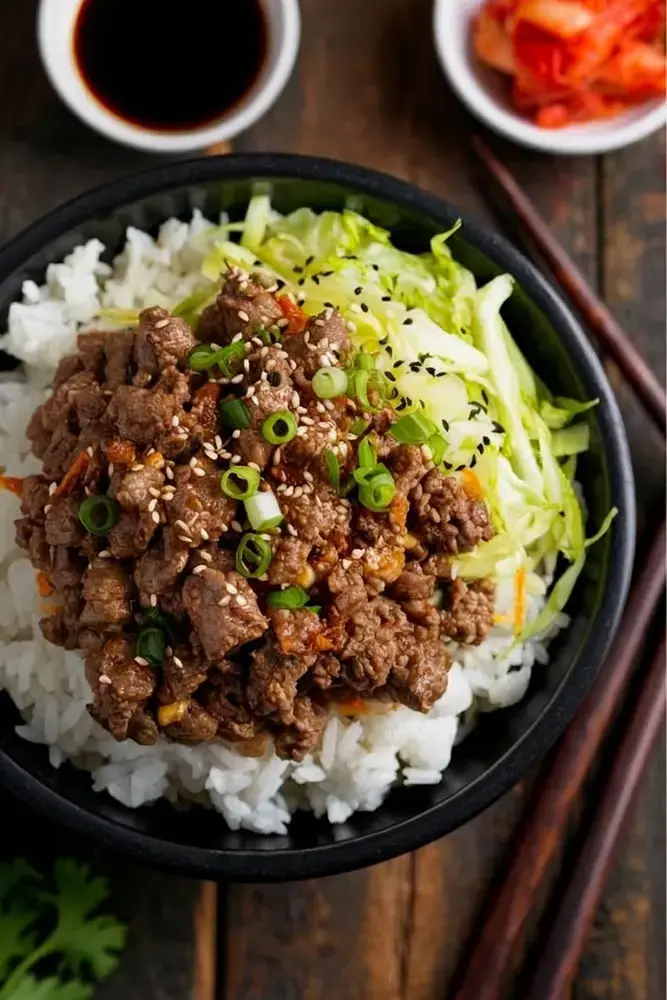 Quick Bento Box Lunches, 17. Korean-Inspired Beef and Rice