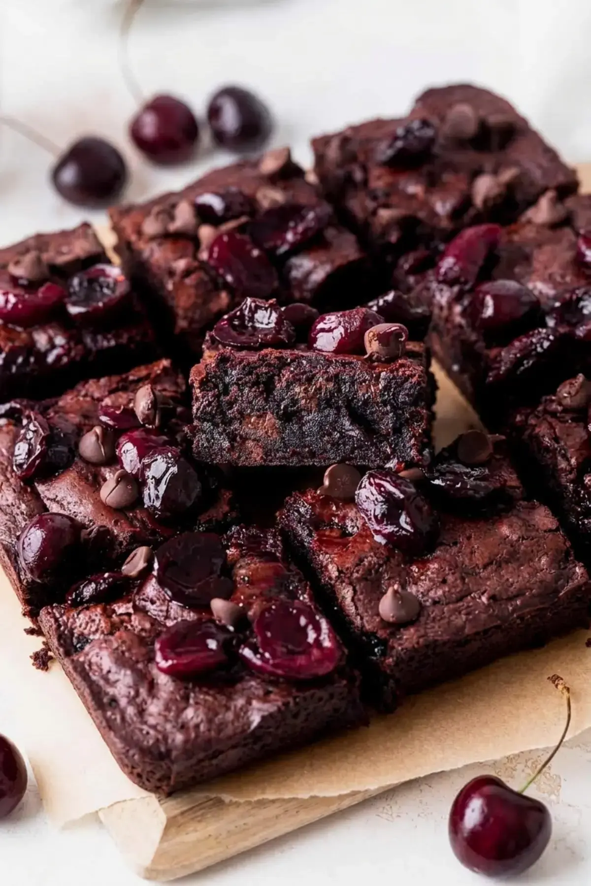 Roasted Cherry Brownies, How to Make Roasted Cherry Brownies