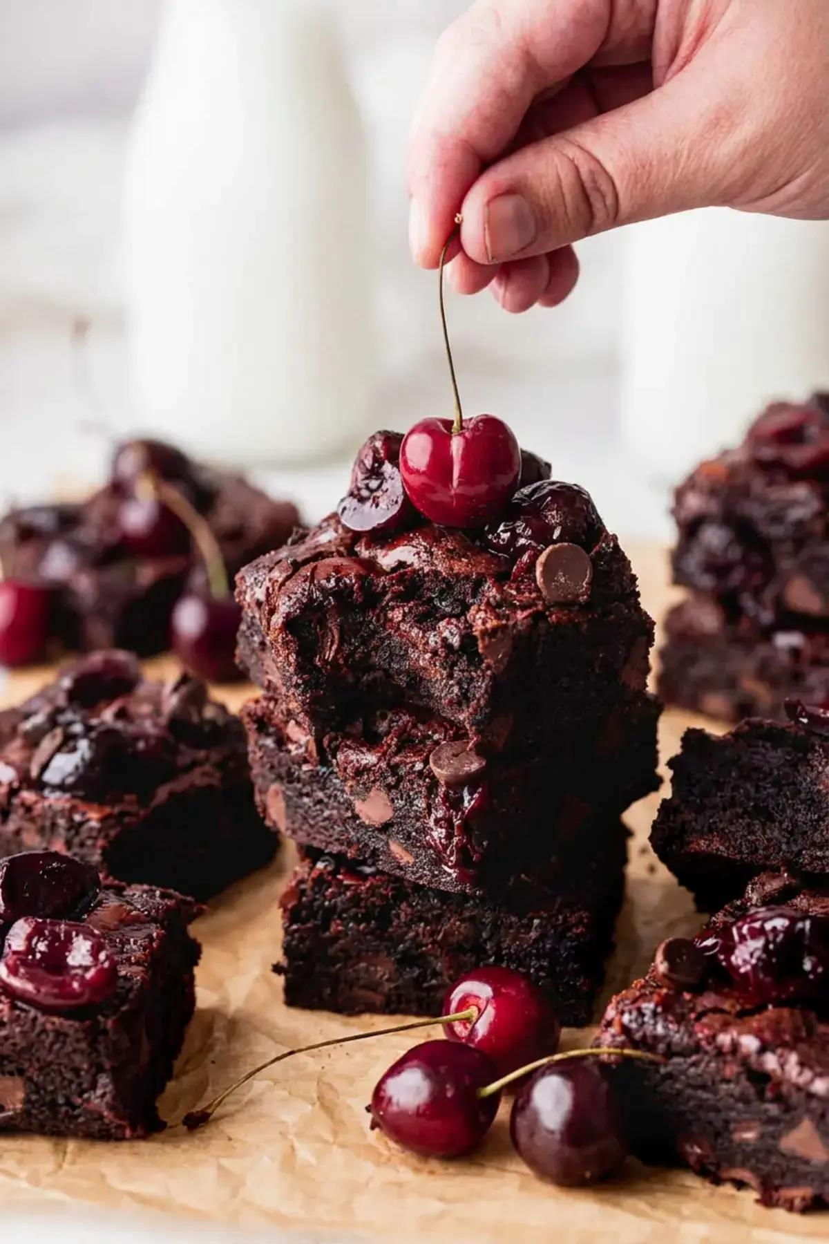 Roasted Cherry Brownies, Roasted Cherry Brownies Ingredients