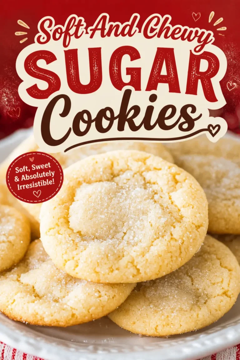 Soft And Chewy Sugar Cookies
