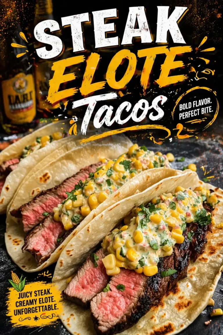Steak Elote Tacos