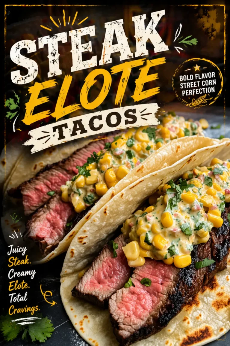 Steak Elote Tacos