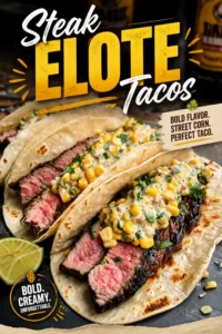 Steak Elote Tacos