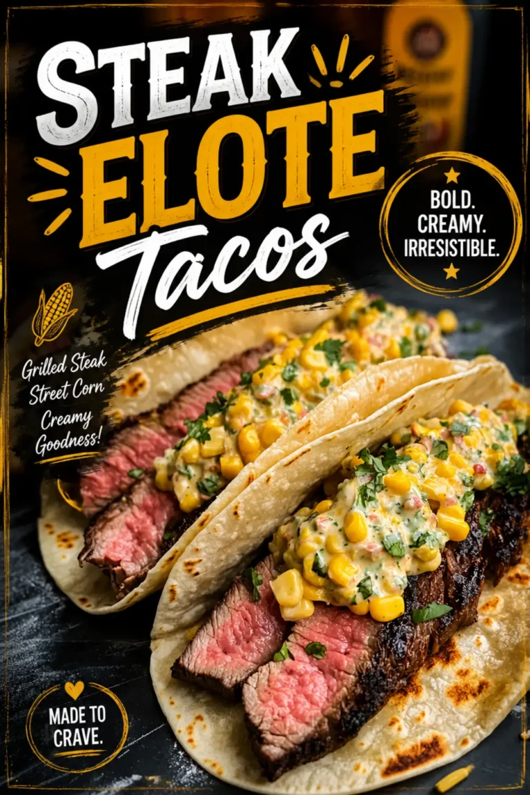 Steak Elote Tacos