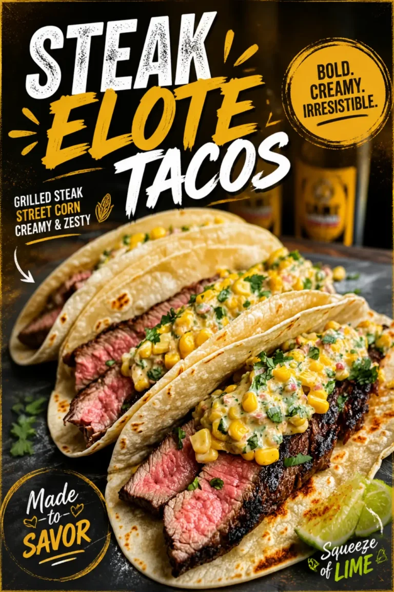 Steak Elote Tacos