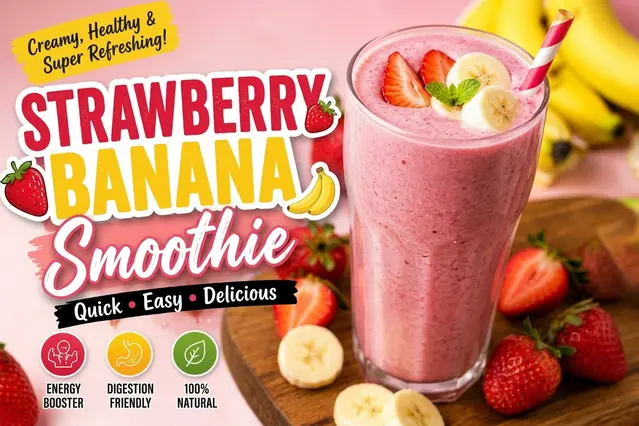 Strawberry Banana Smoothie