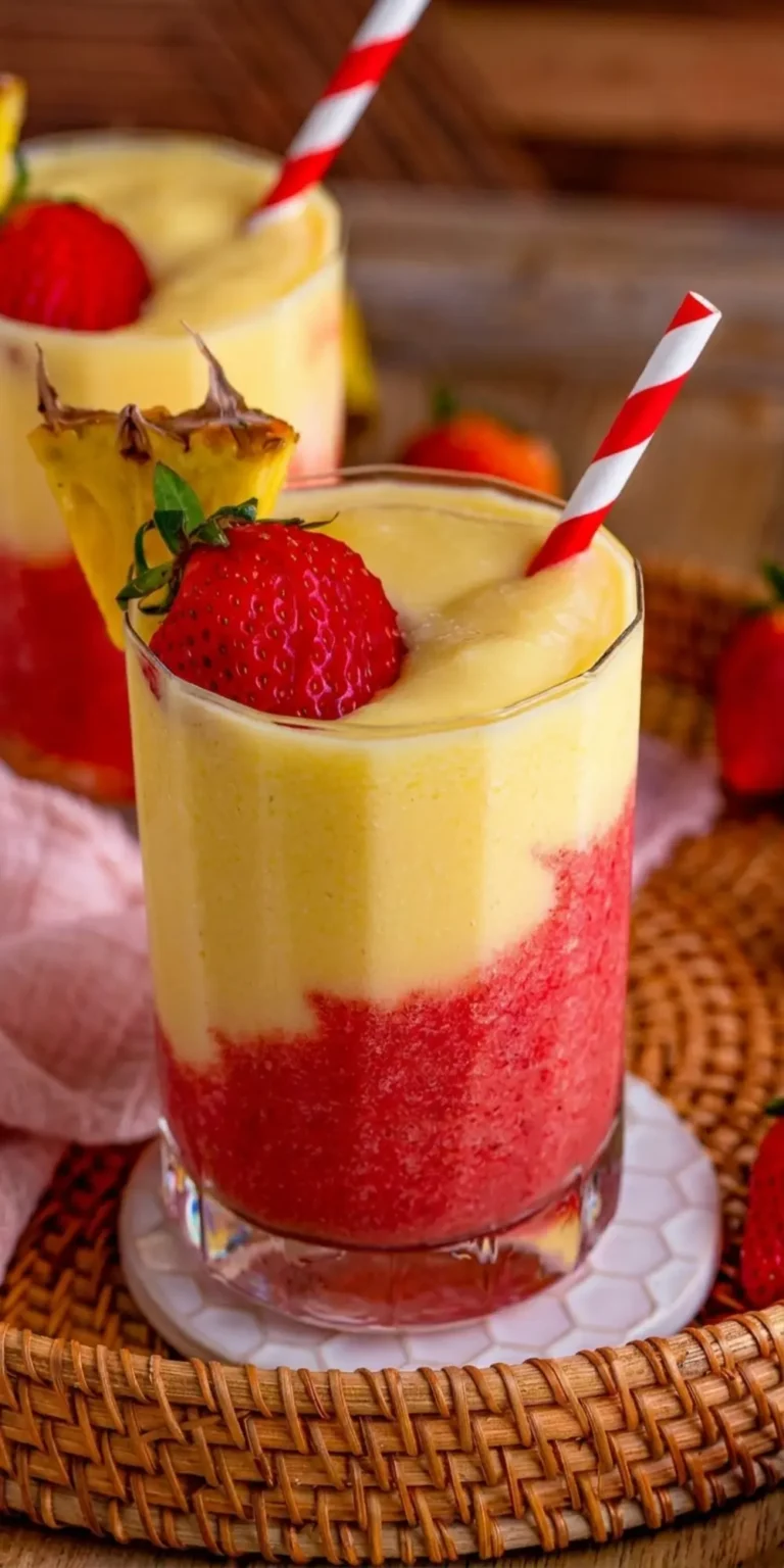 Easy Strawberry Pina Colada Mocktail Recipe 14 Strawberry Pina Colada