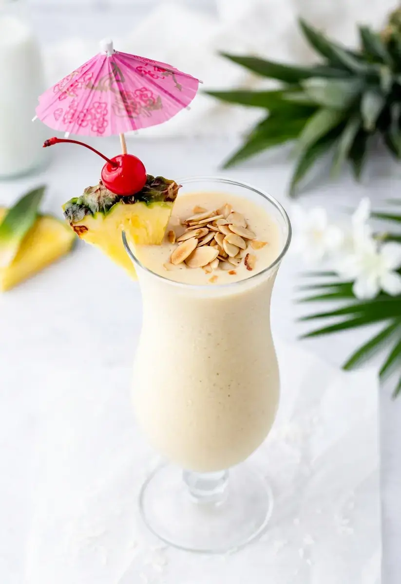 Tropical Almond Colada Smoothie Recipe for a Creamy Dairy Free Treat 13 Tropical Almond Colada Smoothie, More Healthy Smoothie Recipes