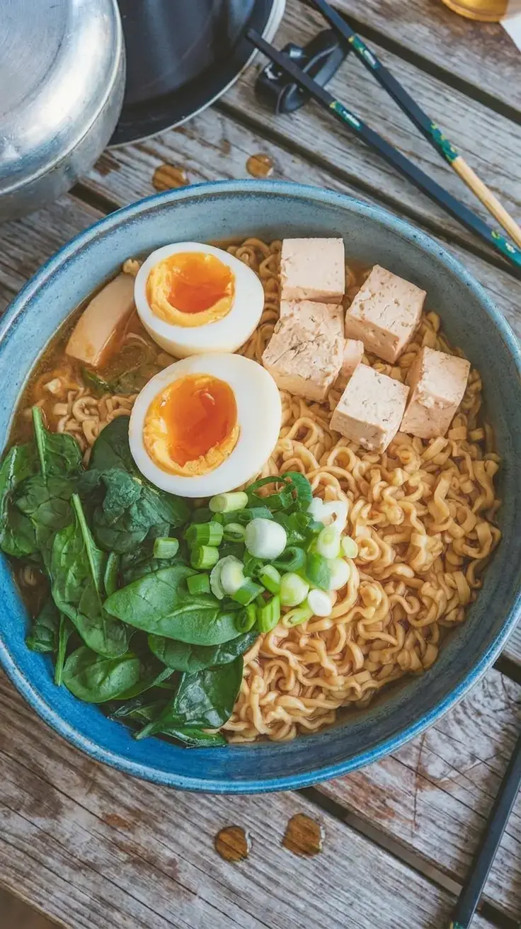 Vegetarian Camping Meals: Easy and Delicious Ideas for Your Next Trip 21 16. Instant Ramen Glow-Up