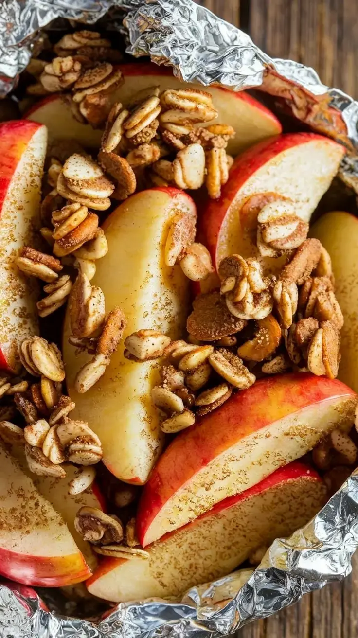 Vegetarian Camping Meals: Easy and Delicious Ideas for Your Next Trip 23 17. Cinnamon Apple Campfire Packets