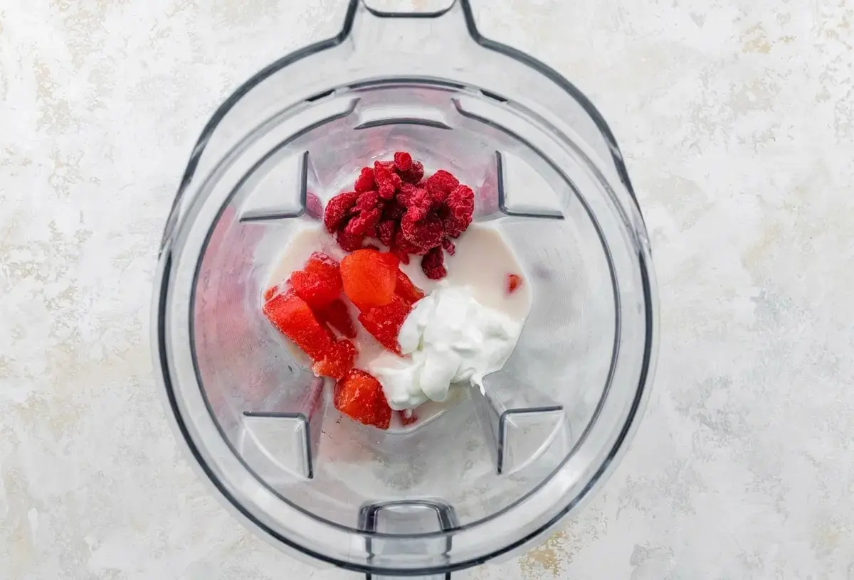 Watermelon Smoothie | Eating Bird Food 2 Frozen watermelon raspberries yogurt and lime for a smoothie
