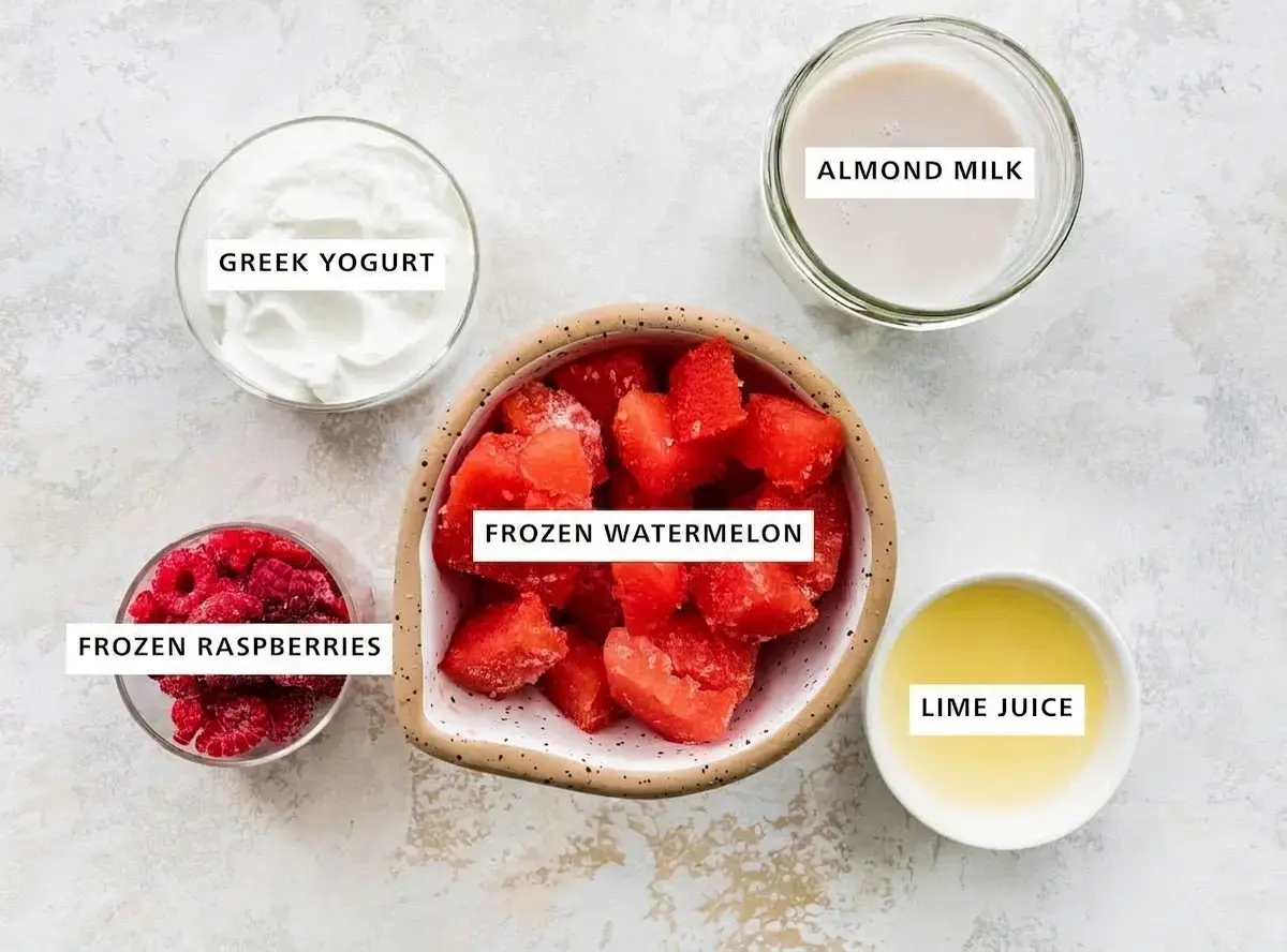 Watermelon Smoothie | Eating Bird Food 3 Measured ingredients for one watermelon smoothie