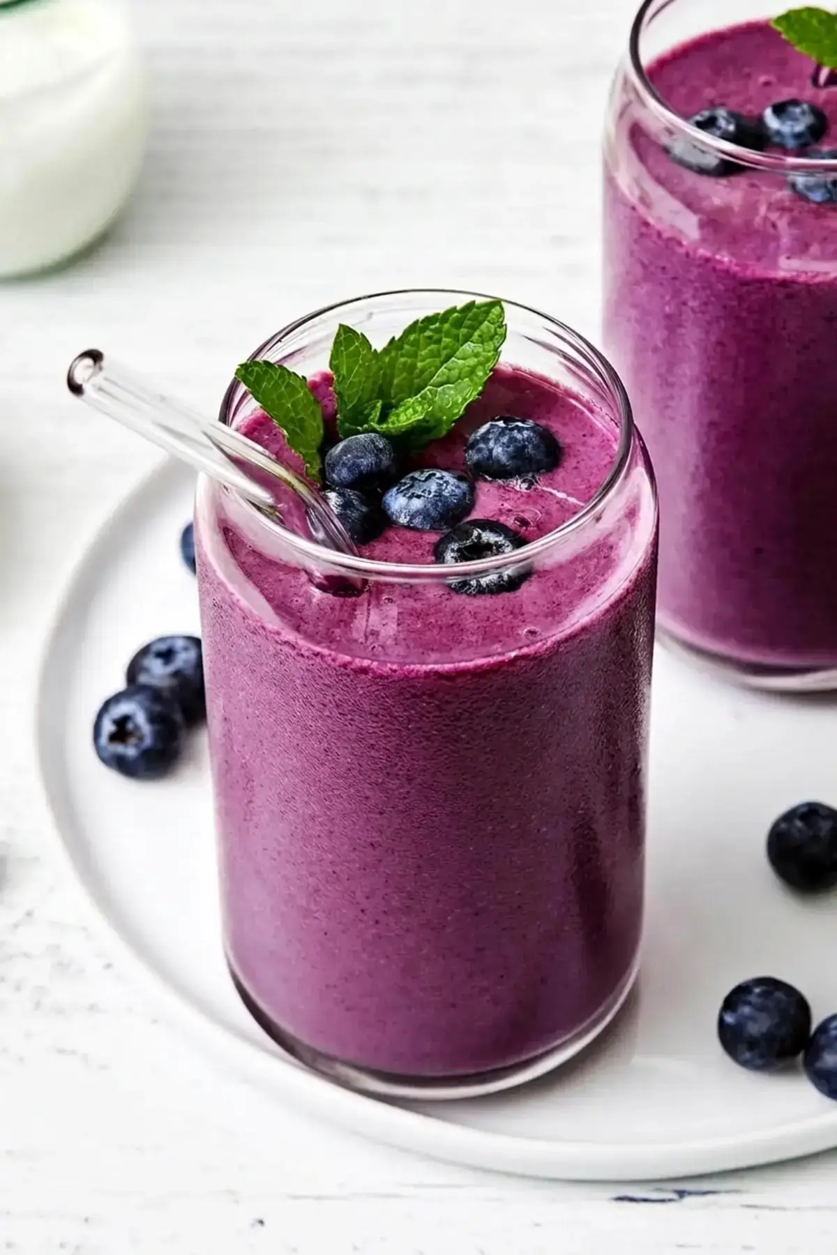 20 Best Smoothie Recipes, Blueberry Smoothie