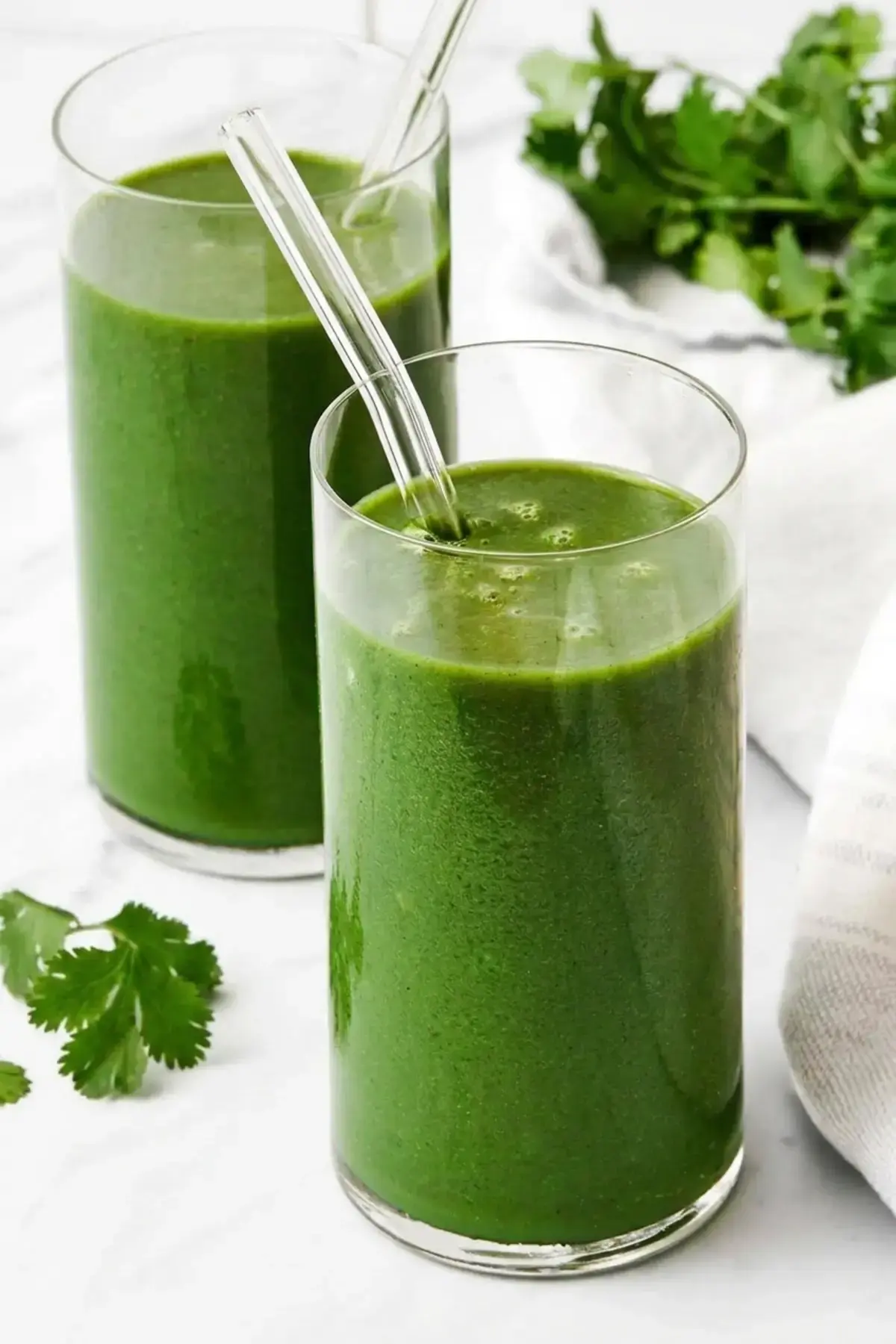 20 Best Smoothie Recipes, Cilantro Smoothie