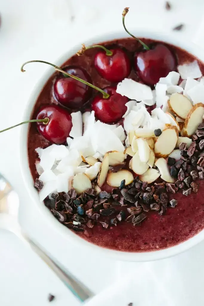20 Best Smoothie Recipes, Dark Cherry Smoothie Bowl