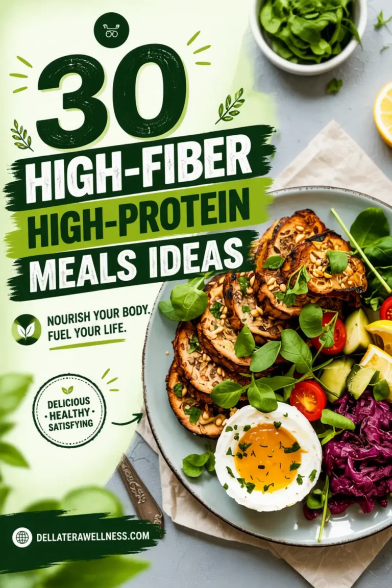 30 High Fiber High Protein Meals