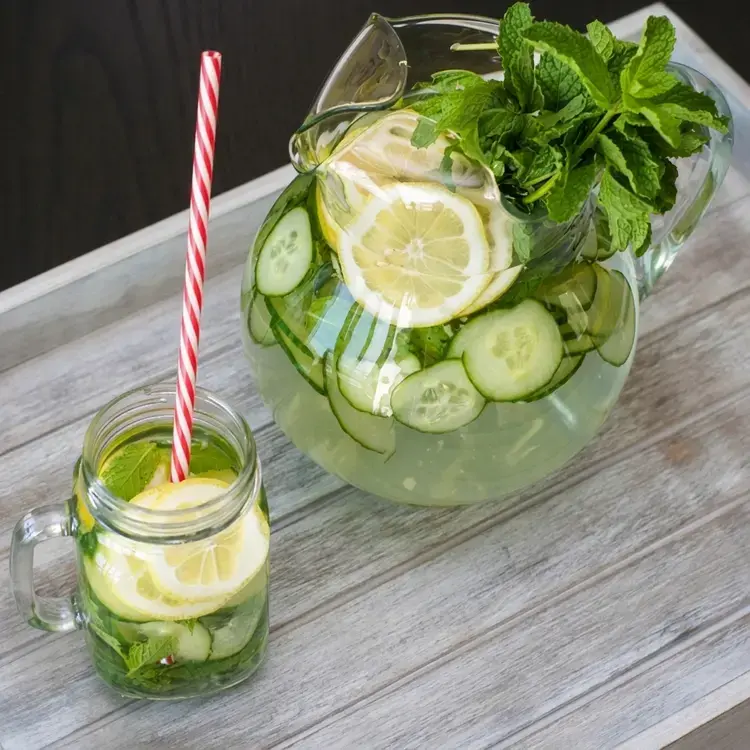 35 Fruit-Infused Water Recipes for Healthy, Sugar-Free Hydration 6 35 Fruit-Infused Water Recipes, Lemon, Mint and Cucumber