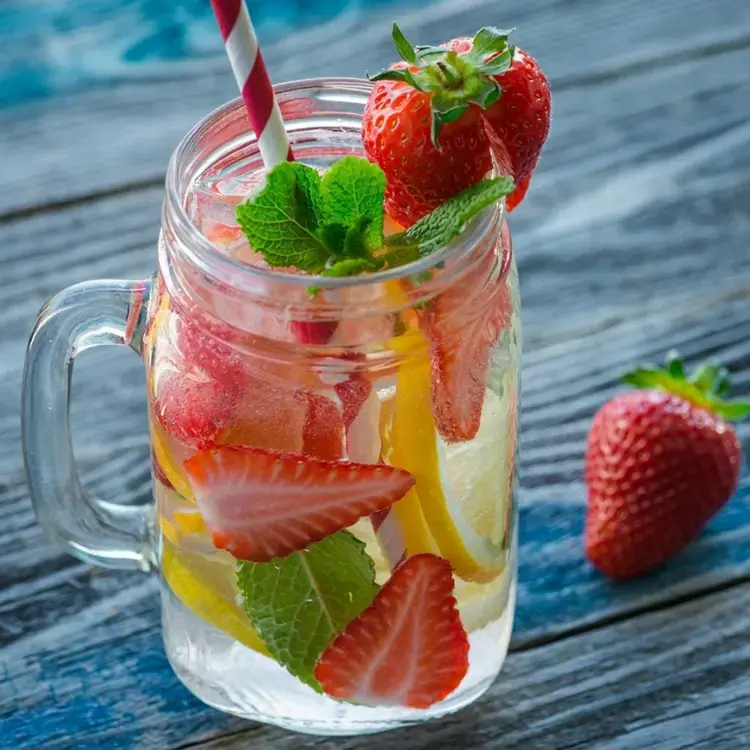 35 Fruit-Infused Water Recipes for Healthy, Sugar-Free Hydration 14 35 Fruit-Infused Water Recipes, Mint, Strawberry and Lemon