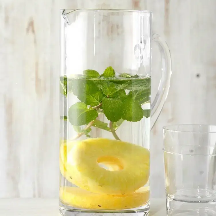 35 Fruit-Infused Water Recipes for Healthy, Sugar-Free Hydration 28 35 Fruit-Infused Water Recipes, Pineapple Mint