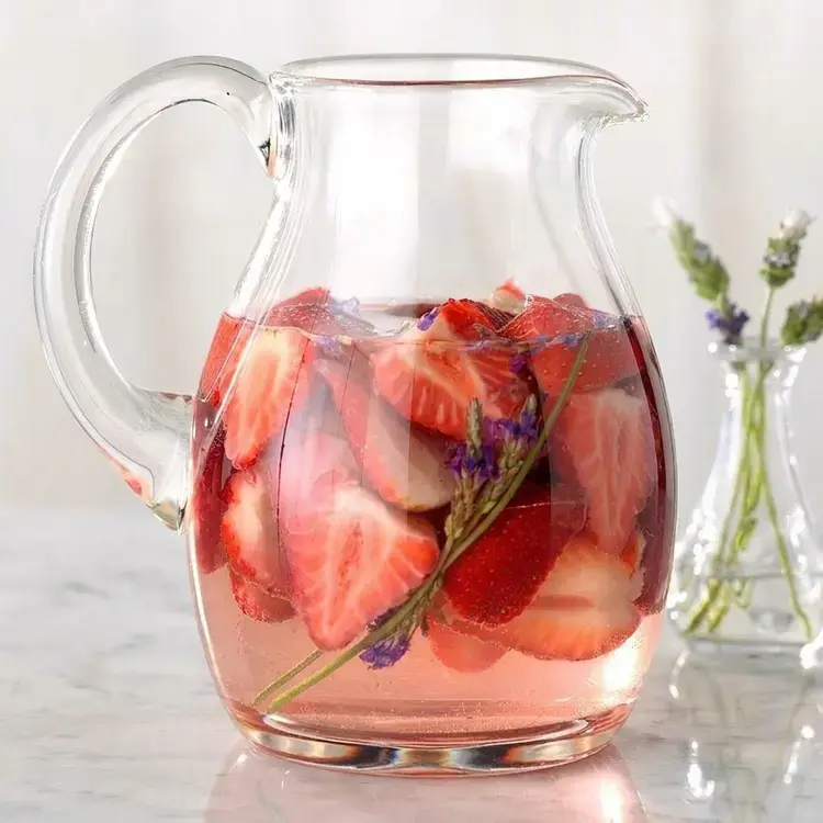 35 Fruit-Infused Water Recipes for Healthy, Sugar-Free Hydration 24 35 Fruit-Infused Water Recipes, Strawberry Lavender
