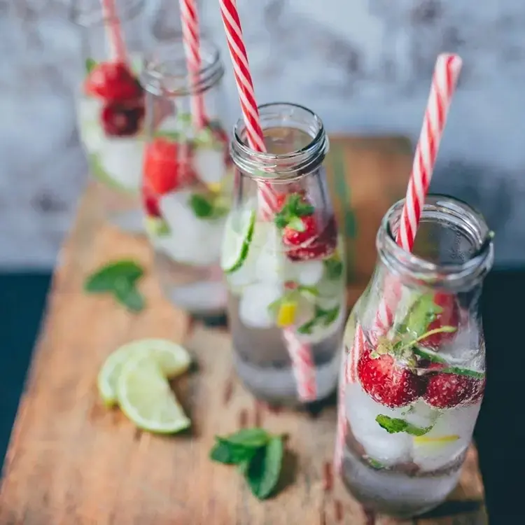 35 Fruit-Infused Water Recipes for Healthy, Sugar-Free Hydration 33 35 Fruit-Infused Water Recipes, Strawberry Lime