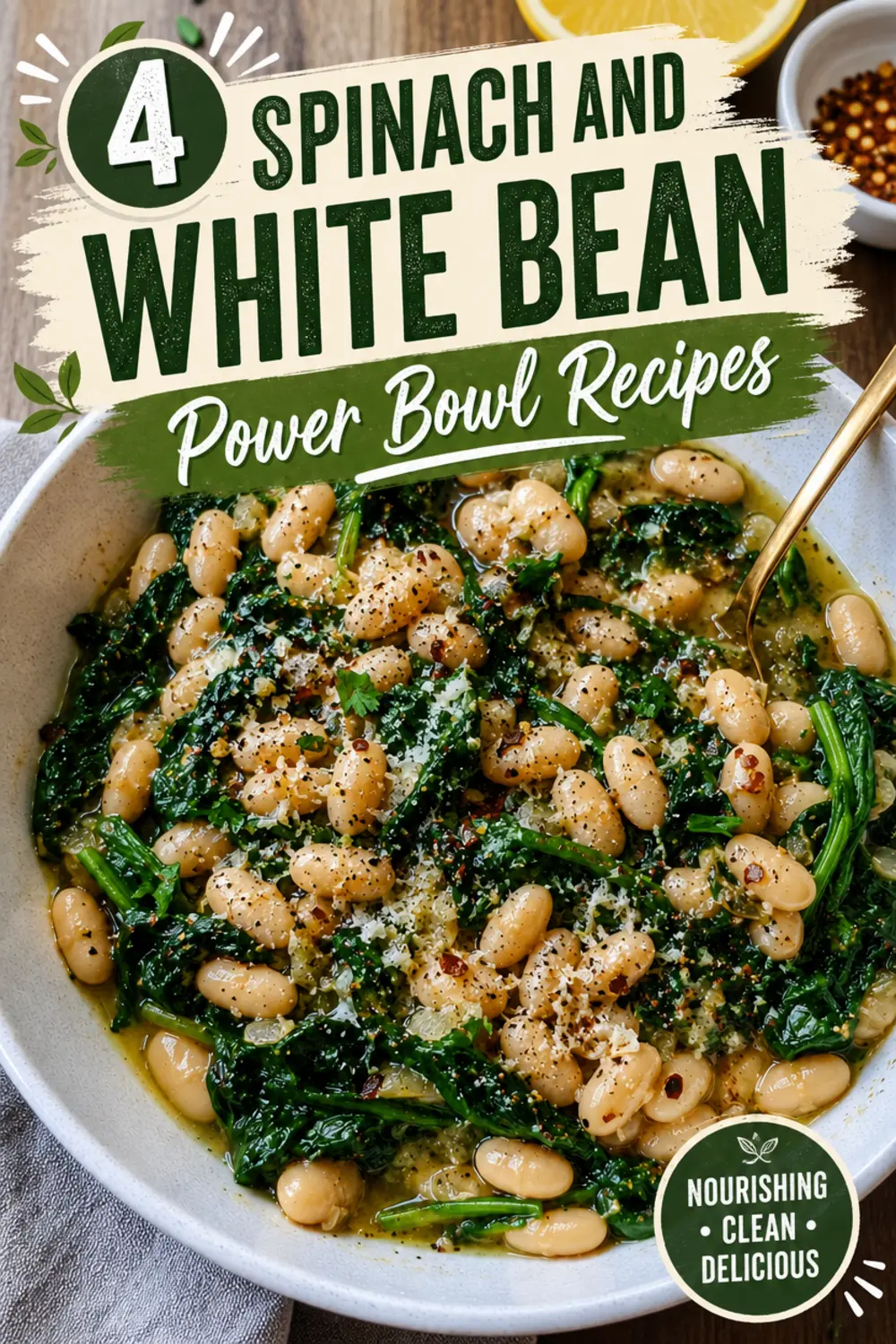 4 Spinach And White Bean Power Bowl Recipes