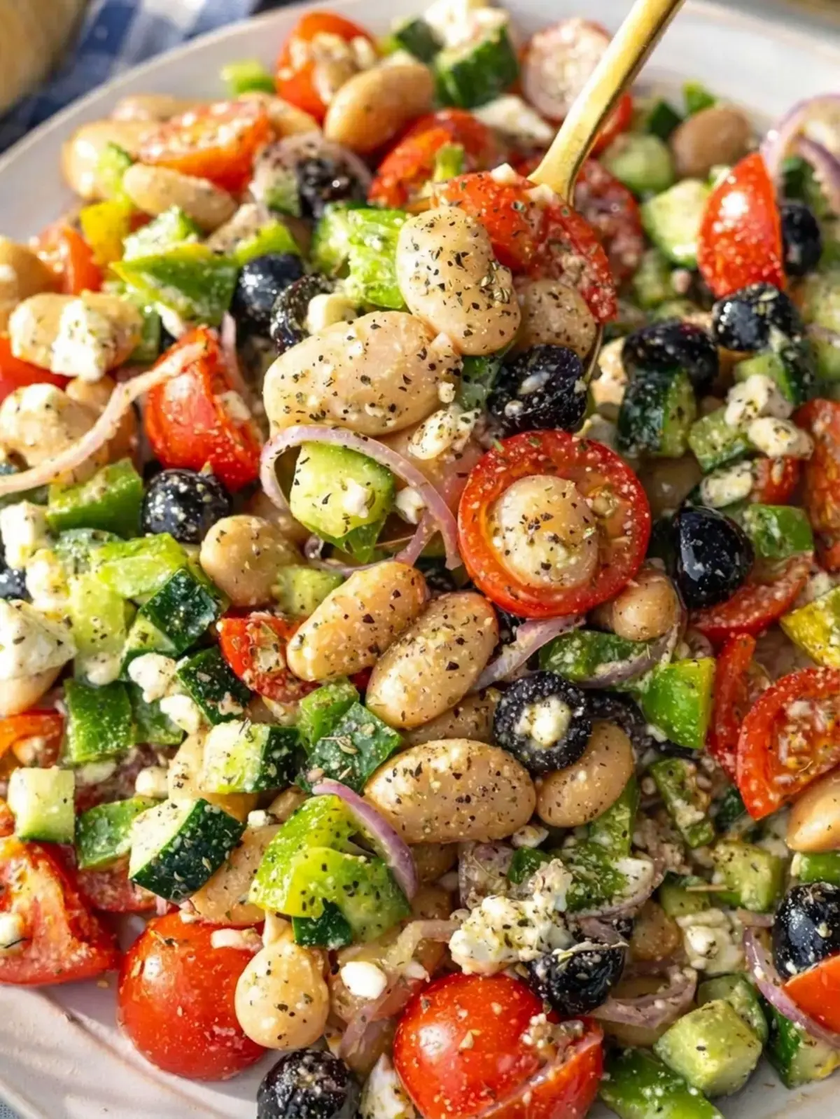 7 Greek Bean Salad, Ingredients