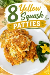 8 Yellow Squash Patties