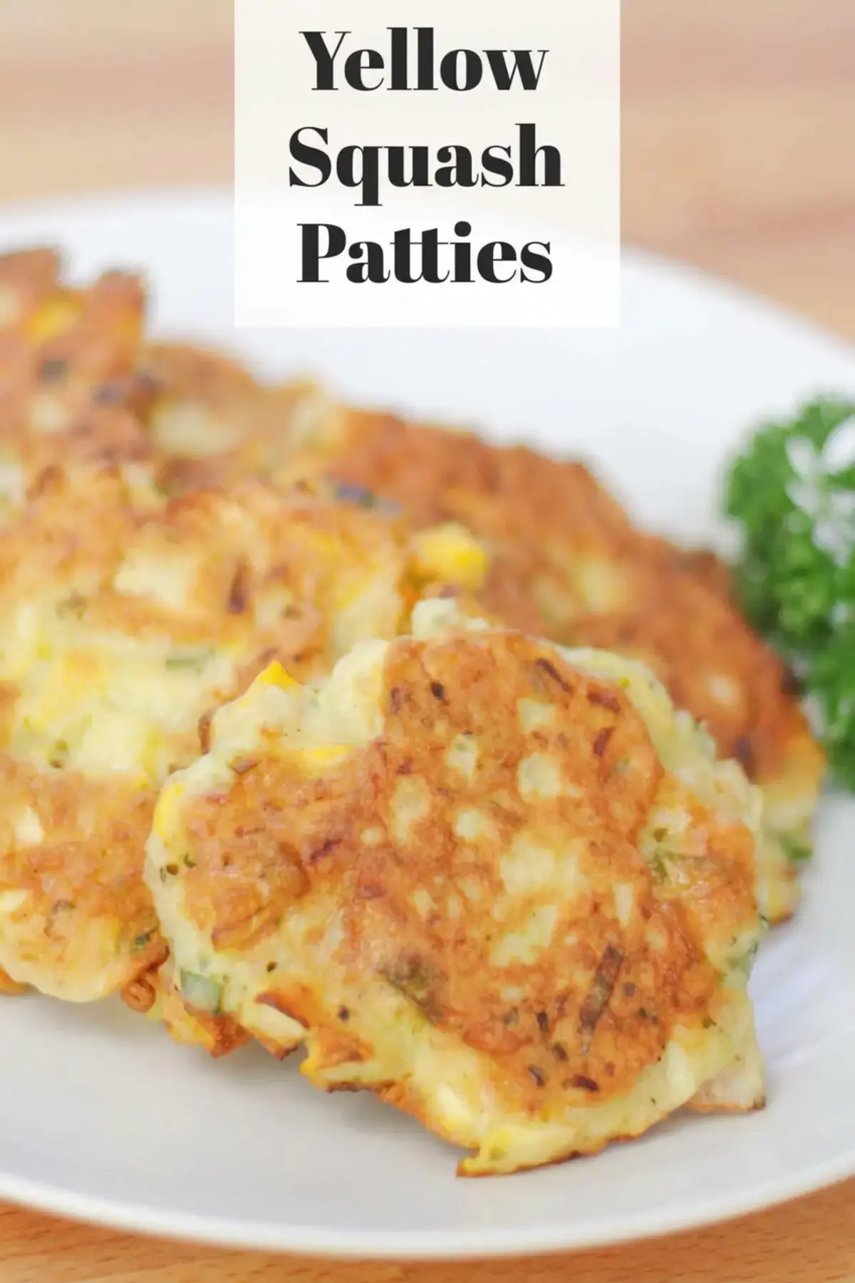 8 Yellow Squash Patties, Yellow Squash Patties