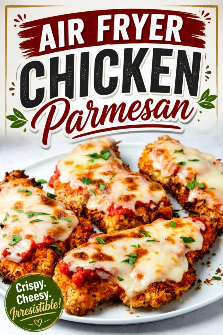 Air Fryer Chicken Parmesan with Crispy Panko and Melty Mozzarella 20 Air Fryer Chicken Parmesan