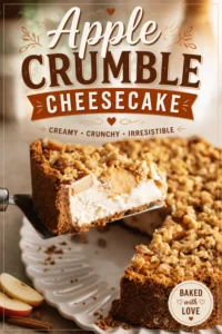Apple Crumble Cheesecake