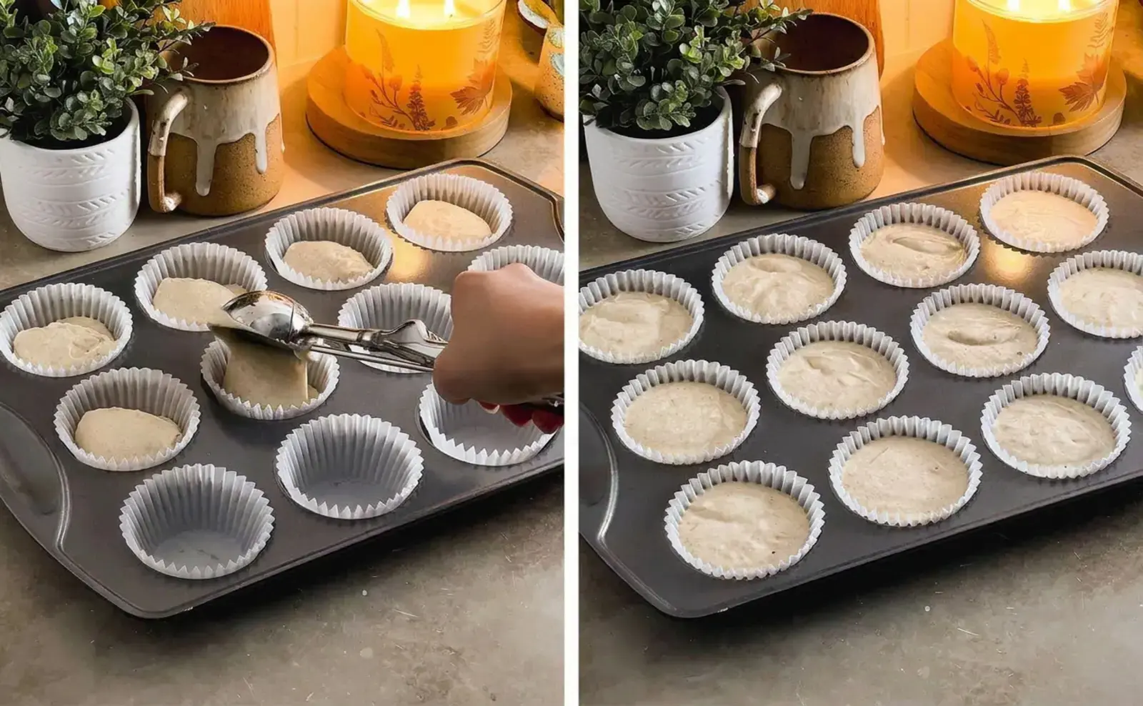 Apple Pie Cupcakes, Bake the Cupcakes
