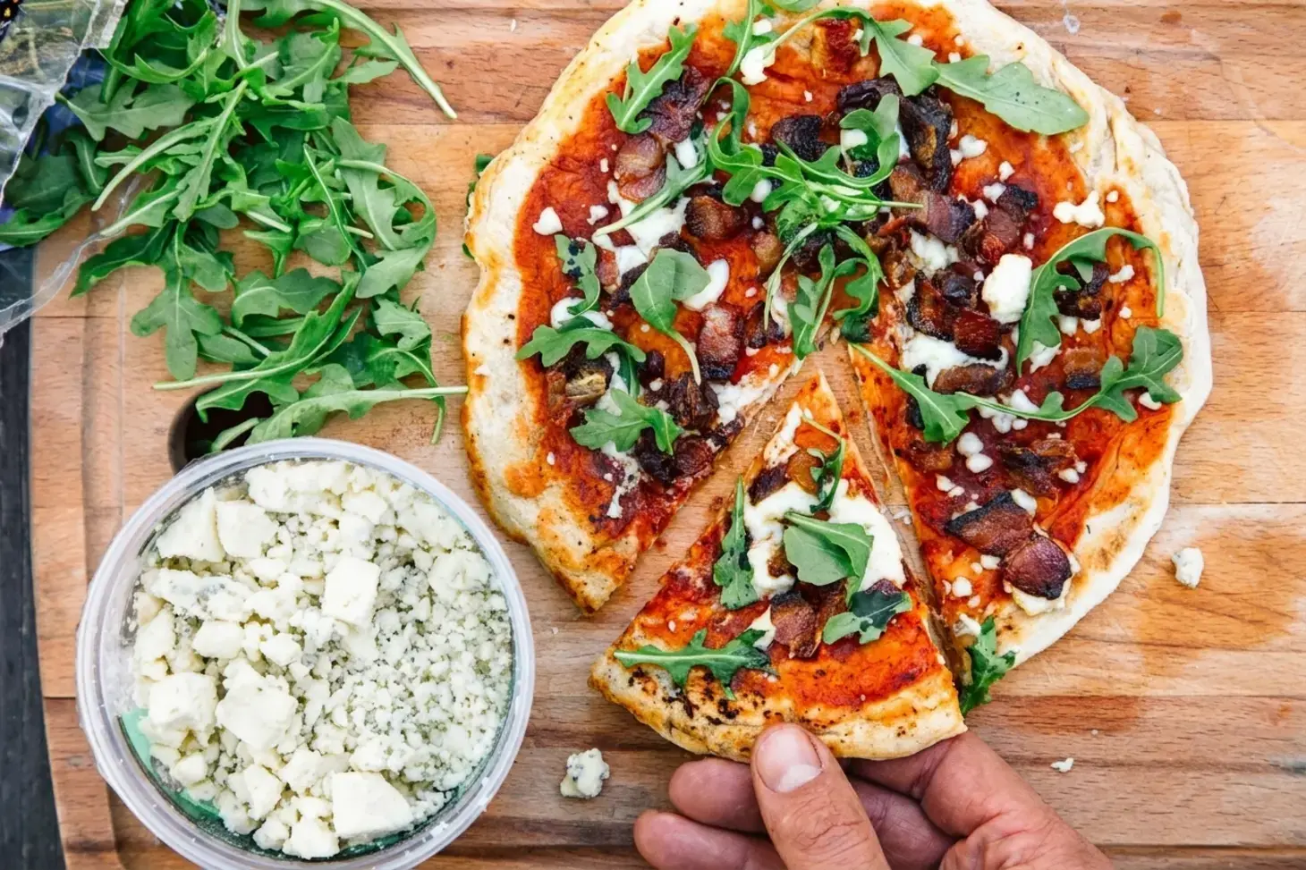Bacon Date Campfire Pizza, What Is Bacon Date Campfire Pizza