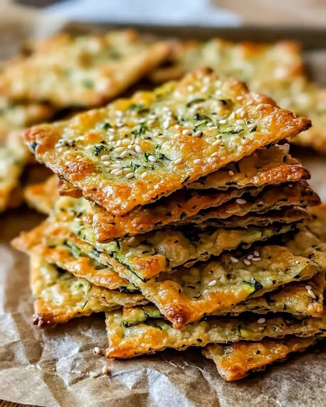 Bake Zucchini Herb Crackers For A Healthy Crunch with Simple Pantry Ingredients 5 Bake Zucchini Herb Crackers For A Healthy Crunch